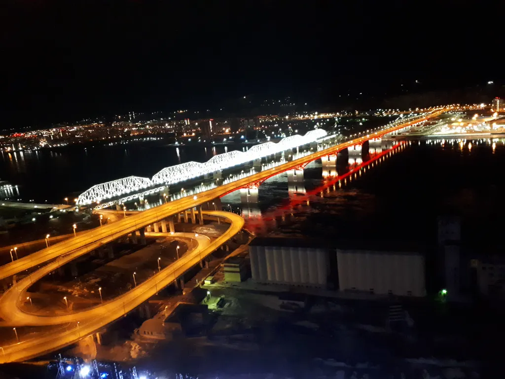 Квартира с сауной и шикарным видом на Енисей