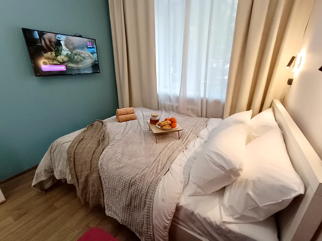 Уютная студия с дизайнерским ремонтом возле ЖД Вокзала на троих гостей