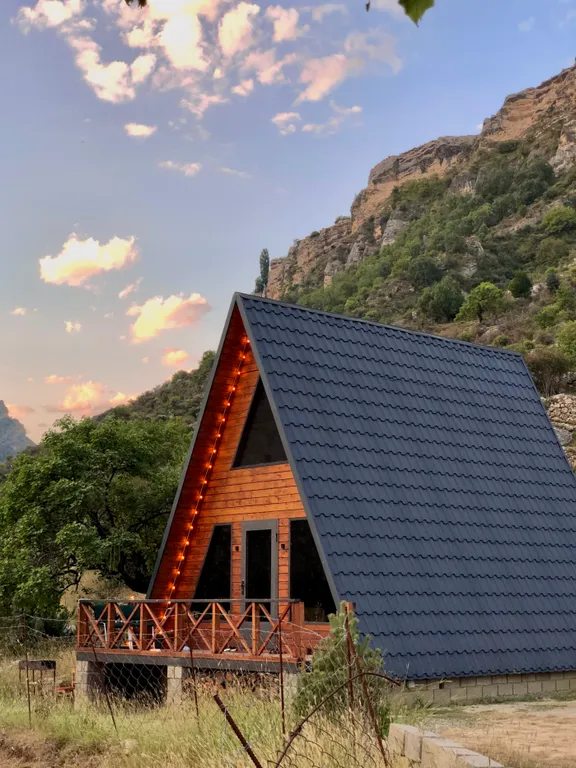 Коттедж A-frame дом в уютном и тихом уголке — аренда посуточно в Гуниб