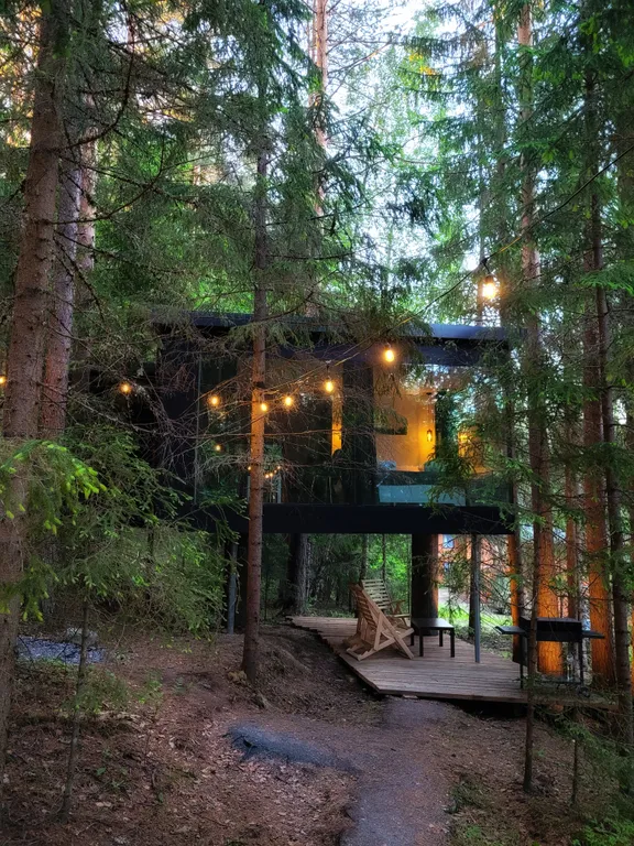 Коттедж комфорт класса с видом на лес