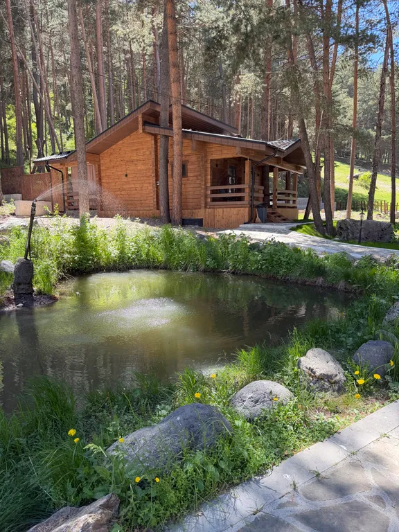 Дом 70m2 — чан с нарзаном, терраса, Wi-Fi