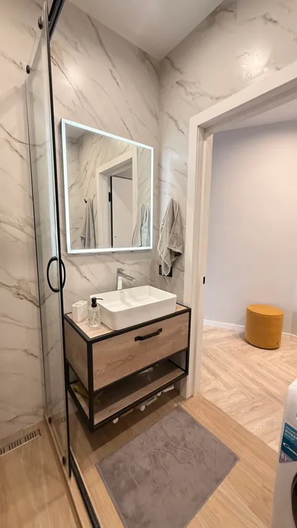 Однокомнатные апартаменты с видом на горы и море