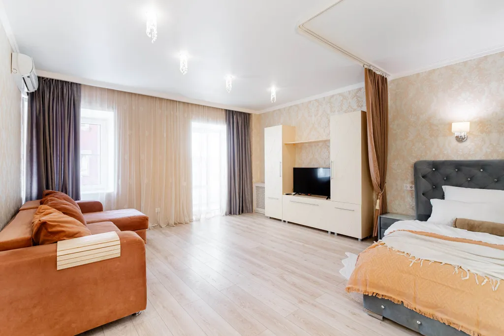 Современная, просторная квартира с кондиционером