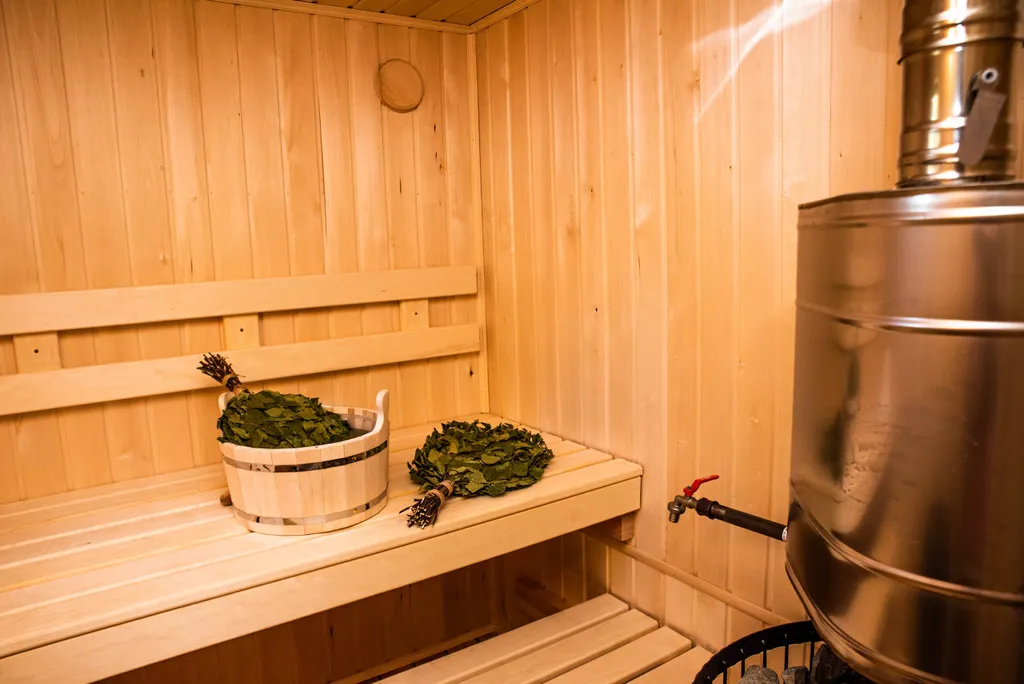 Домик в сосновом бору с баней, бассейном (летом) и беседкой