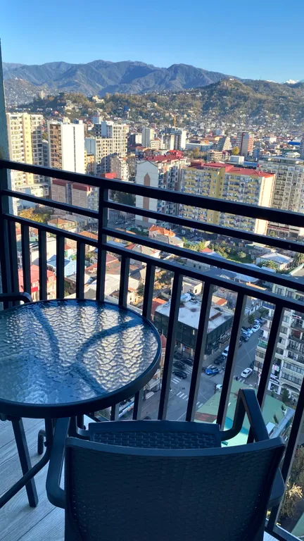 Уютная квартира-студия в центре города для наслаждения видом и комфортом