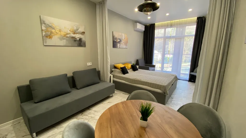 Квартира Просторная и Стильная Квартира в Жилом Комплексе «АллеяПарк» — Мамайский Перевал