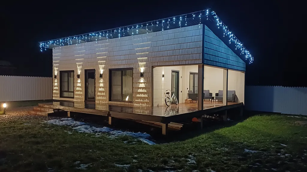 Коттедж Дом с видом на озеро и фруктовый сад — Луга