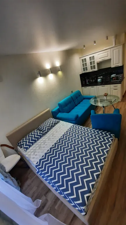 Квартира Квартира Студия на первом этаже с выходом на задний двор ЖК Резидент — Адлер