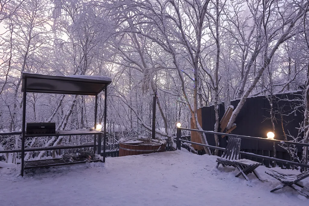 Уютный домик с купелью и баней на дровах однокомнатный