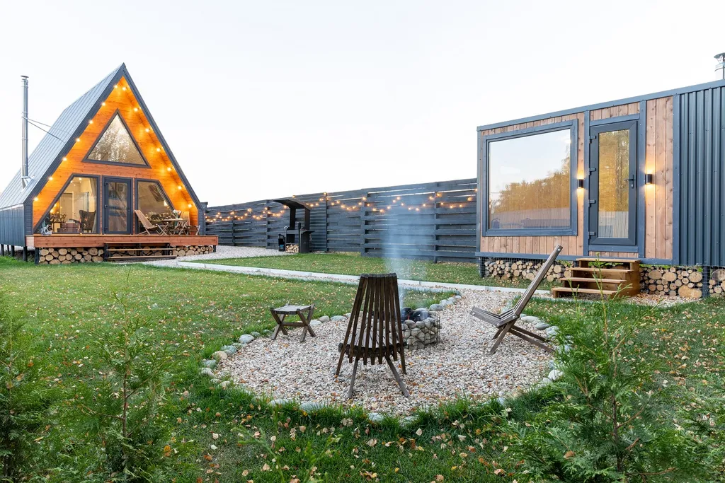 Коттедж Частный дом Art house с камином, купелью и баней — Шишкино