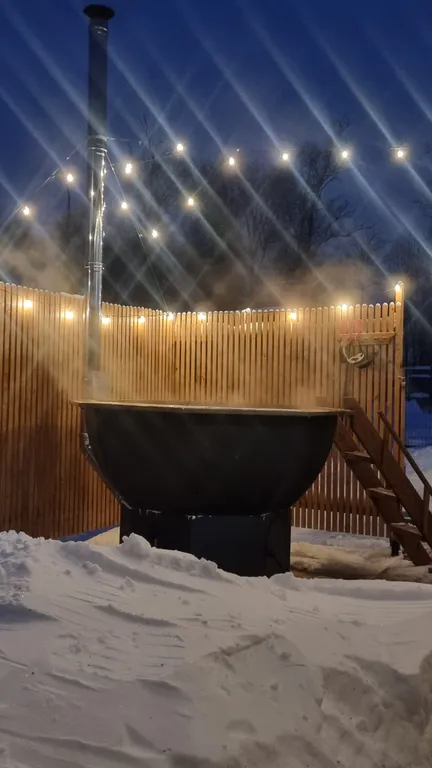 Уютный домик с банным чаном