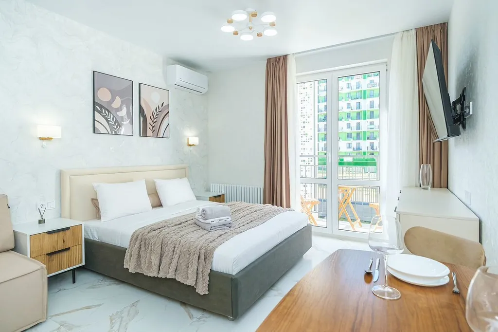 Уютная студия до 3 гостей