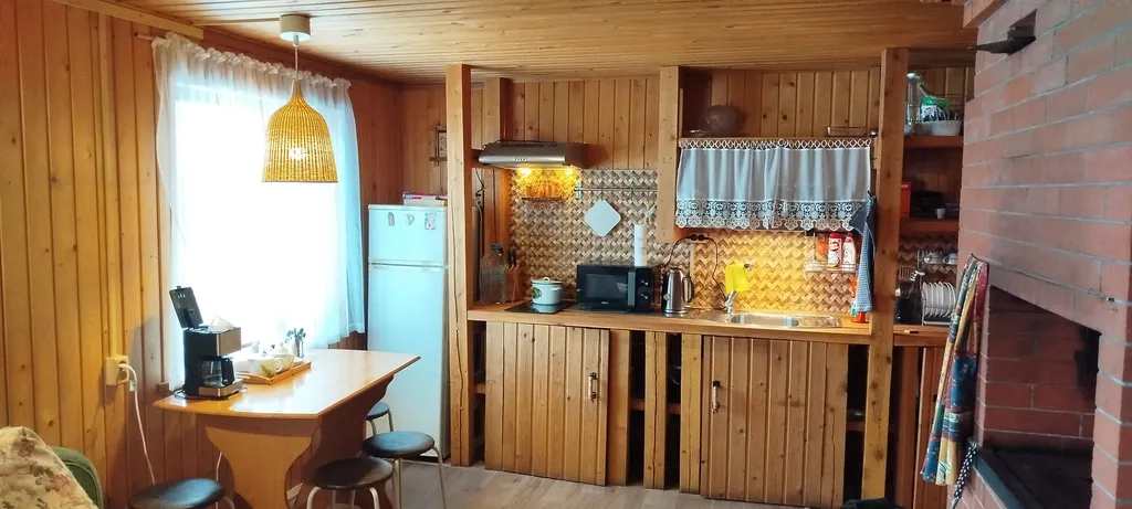 Уютный деревянный дом с мансардой и русской печкой