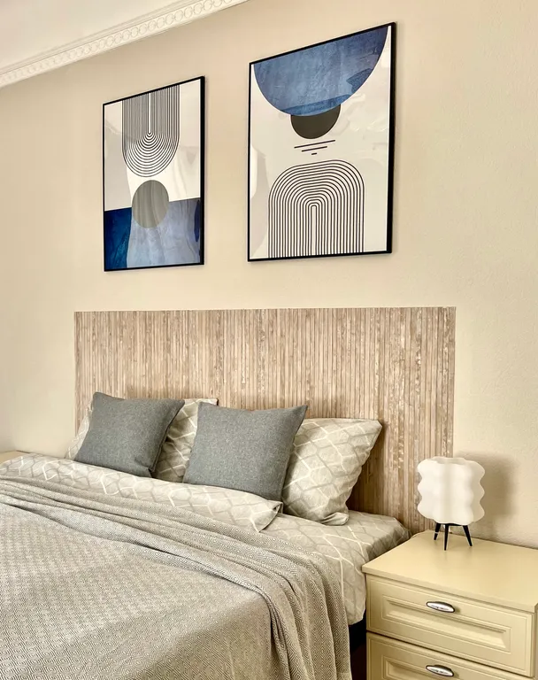 Двухкомнатная квартира с видом, рядом с морем