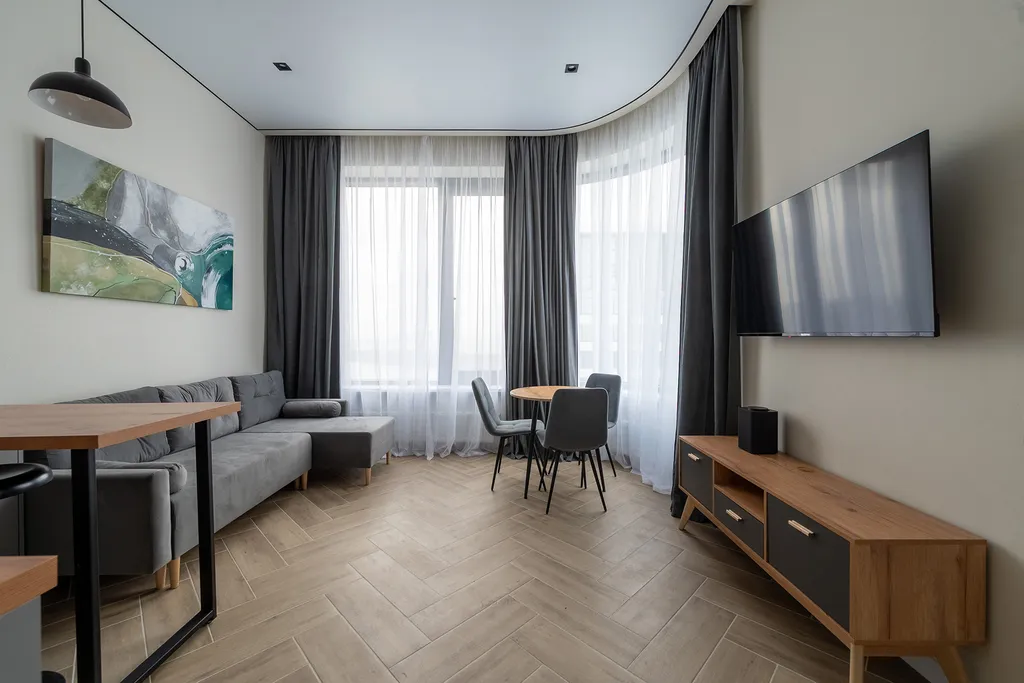 Квартира Квартира Люкс апарты с умным домом Алиса, вид на реку, возле Экспо — Москва