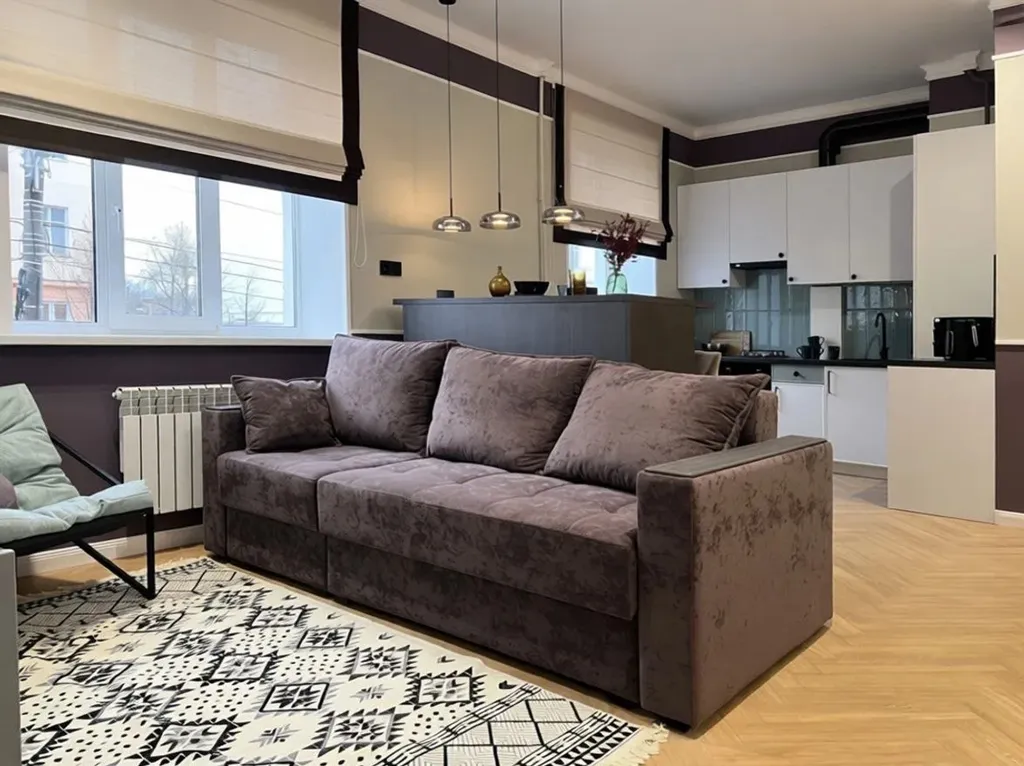 Просторная квартира с современным дизайнерским ремонтом