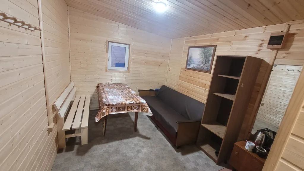 Дом A-frame с баней