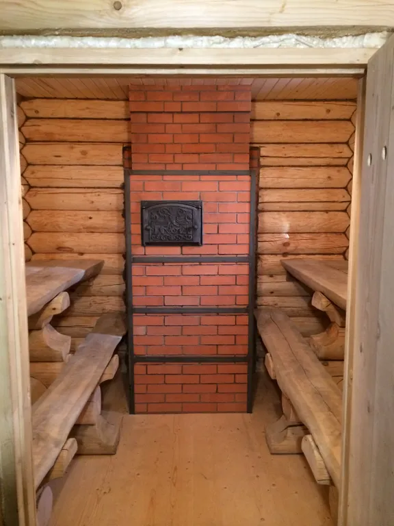 Дом с баней в сосновом бору на озере