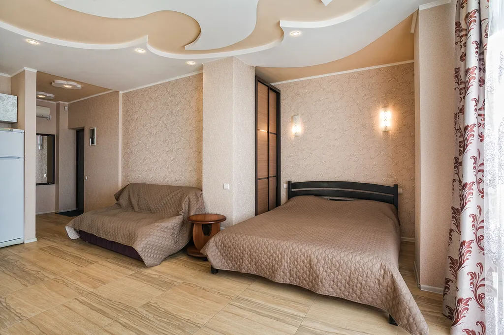 Красивая квартира-студия с прекрасным видом на море в Мисхоре