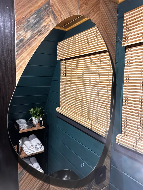 Darhaus домик с чаном в лесу