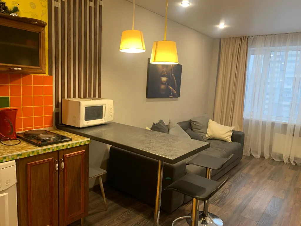 Уютная квартира-студия в новом, кирпично-монолитном доме