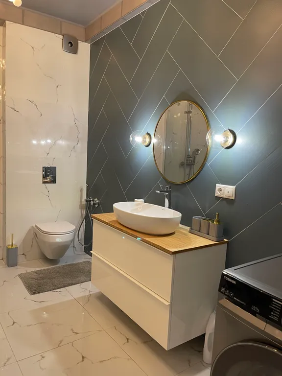 Уютный дом с баней, чаном и видом на горы