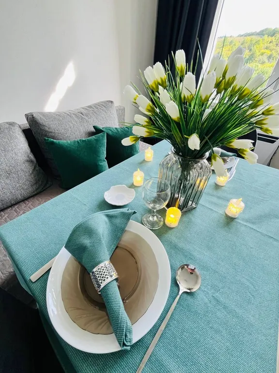 1-комнатная квартира на море с бассейном