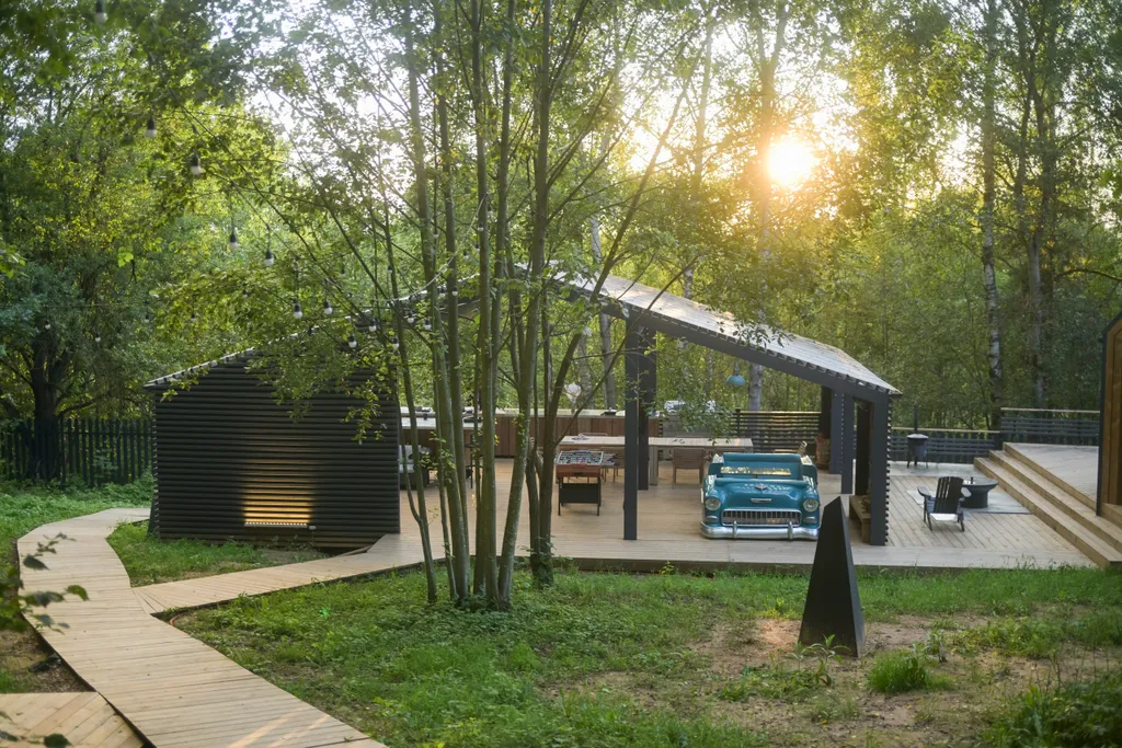 Дуплекс Mix 150 Хаку и Тихиро на две семьи среди леса