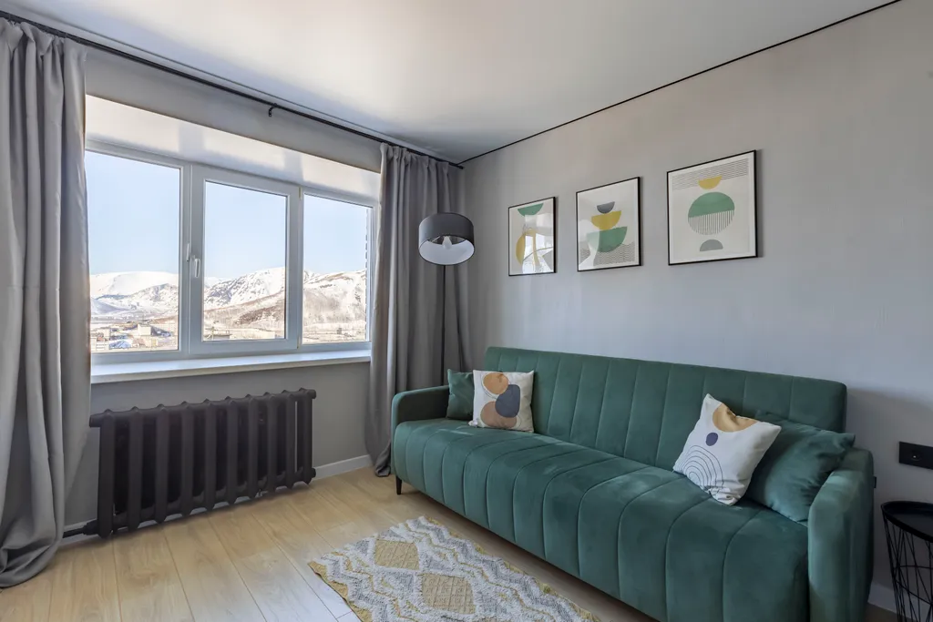 Уютная квартира с видом на горы и озеро