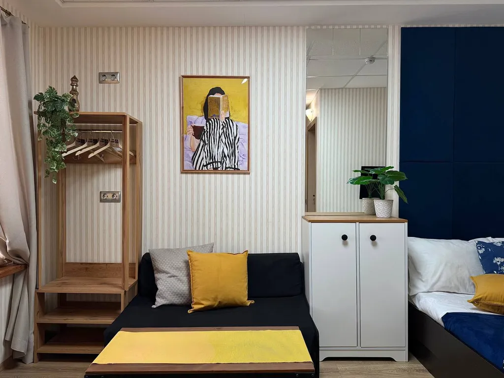 Квартира Студия-красотка 18 кв.м в апарт отеле на въезде в город — аренда посуточно в Череповец