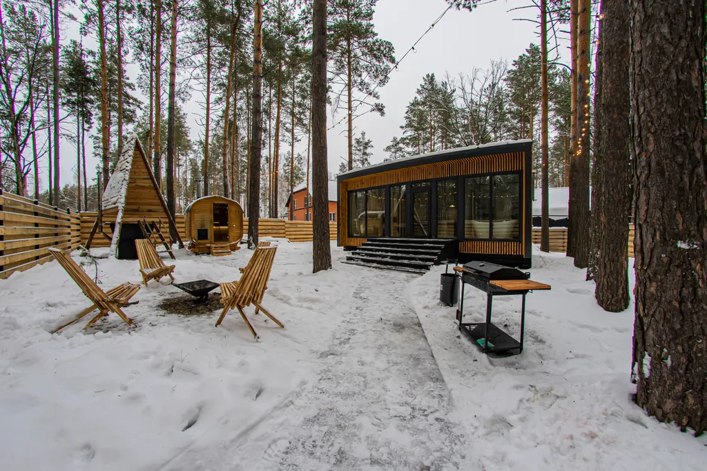 Коттедж Вилла в Сосновом лесу с чаном и баней — аренда посуточно в Пенза