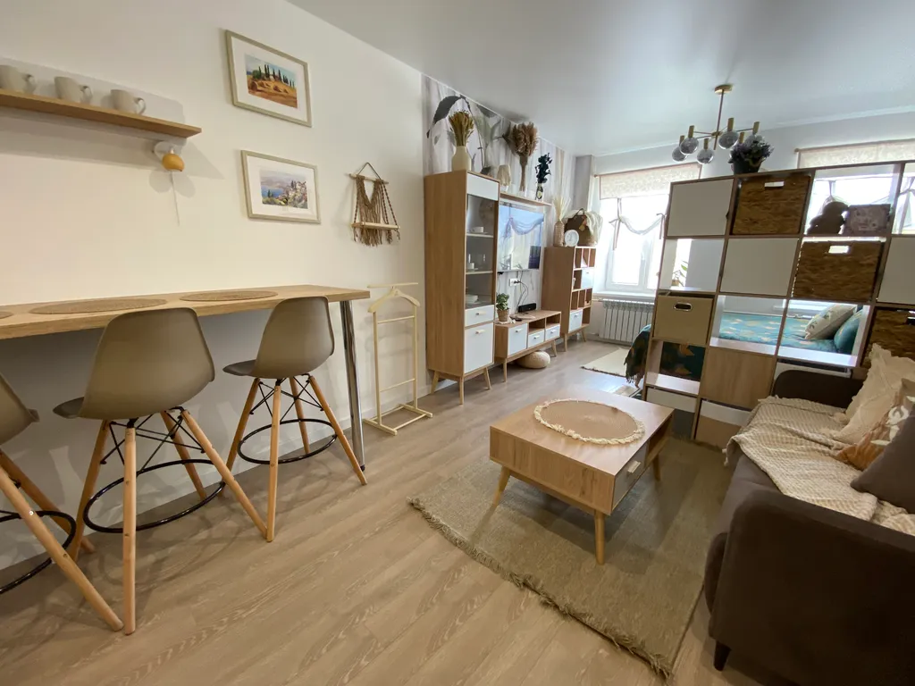 Квартира Студия в стиле Сканди с видом на Кремль — аренда посуточно в Ярославль