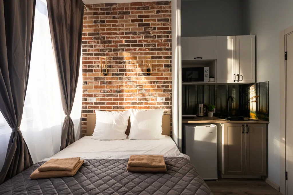 Уютная студия рядом с лесопарком