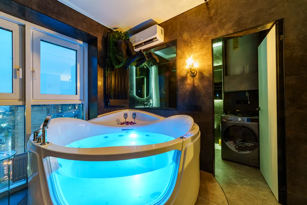 Квартира с джакузи для романтических вечеров