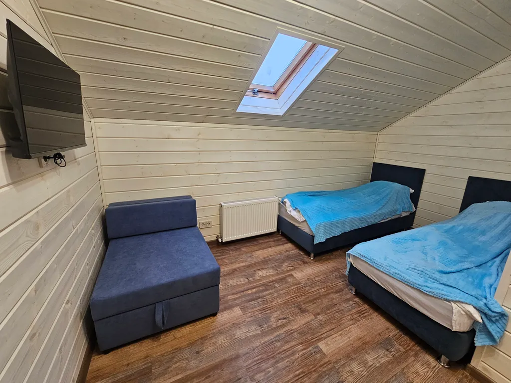 Дом с баней и камином для большой компании