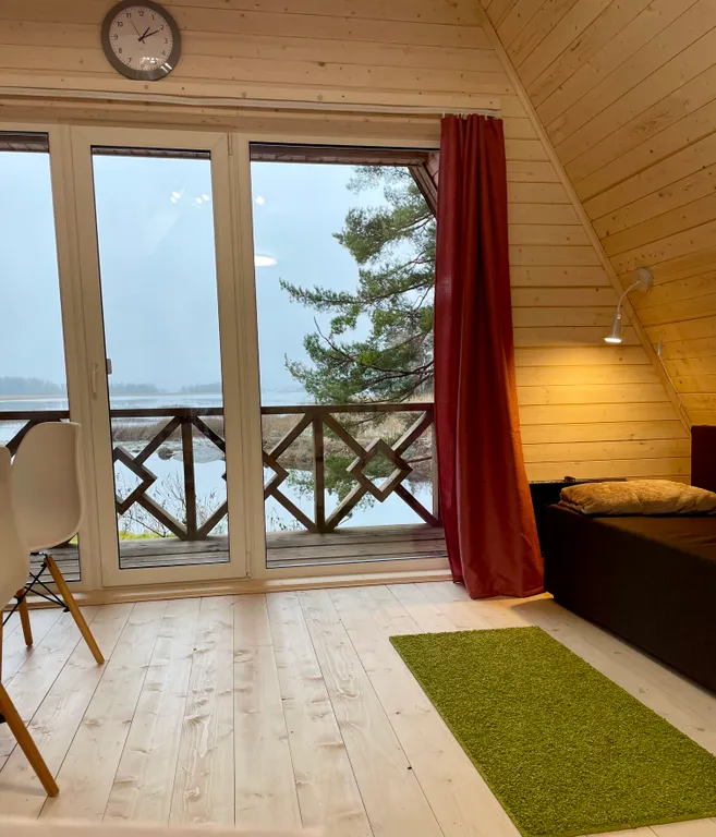 Дом-шалаш N3 с видом на Выборгский залив