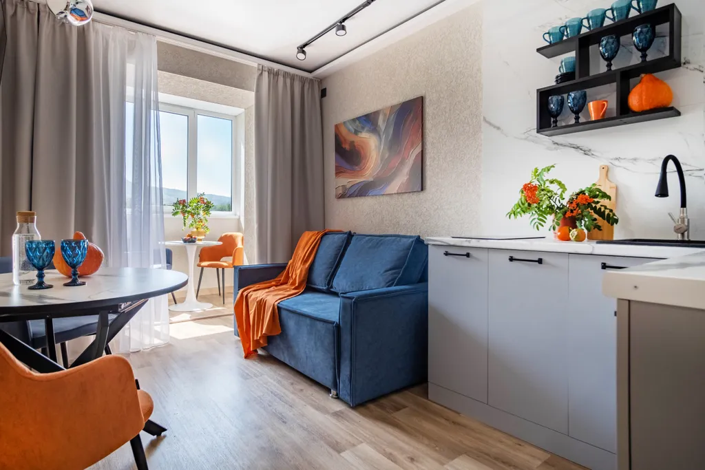 Двухкомнатные апарты с видом на горы