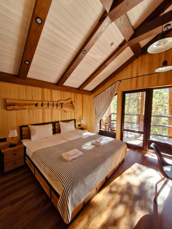 Квартира Квартира Уютная студия с балконом — Архыз