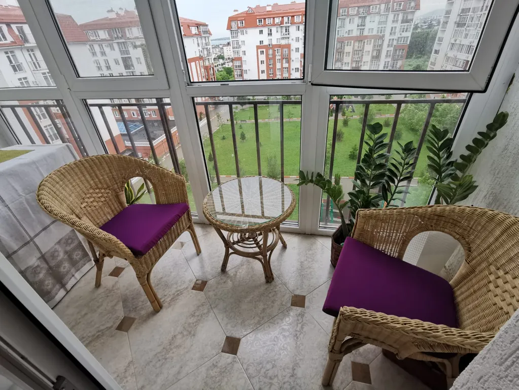 Квартира Квартира Евродвушка с видом на море — Геленджик