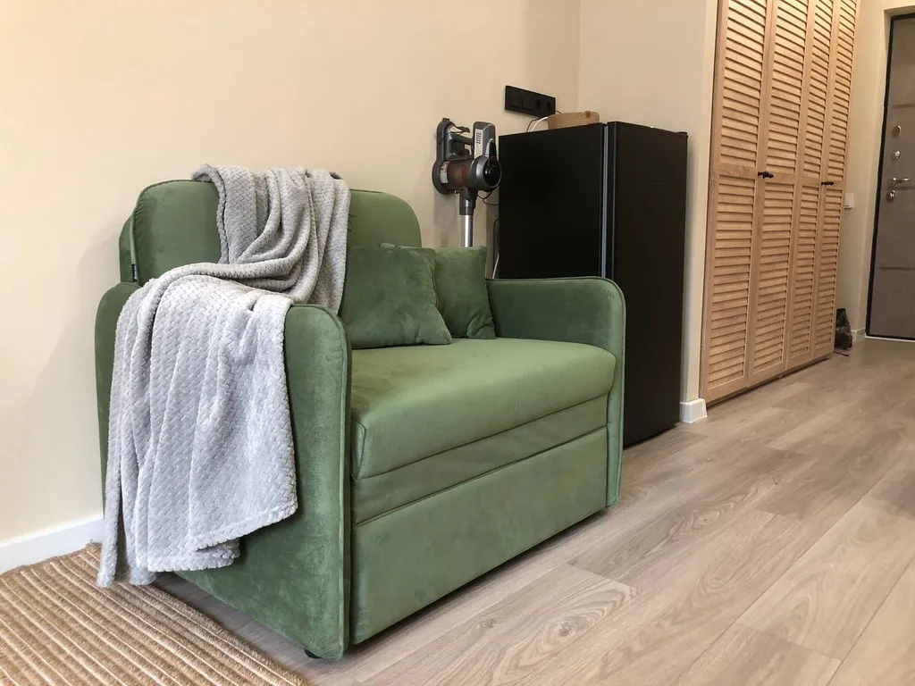 Студия рядом с рекой для трех гостей