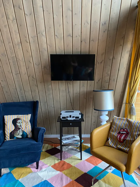 Шале Småland Люкке Хаус на хуторе близ речки