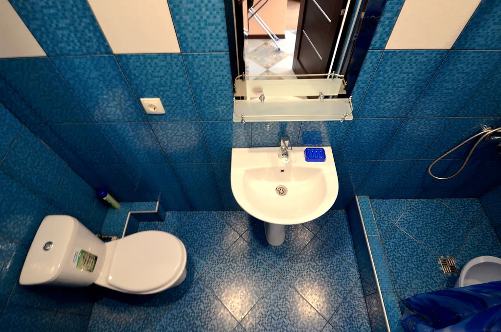 Квартира-студия персиковая