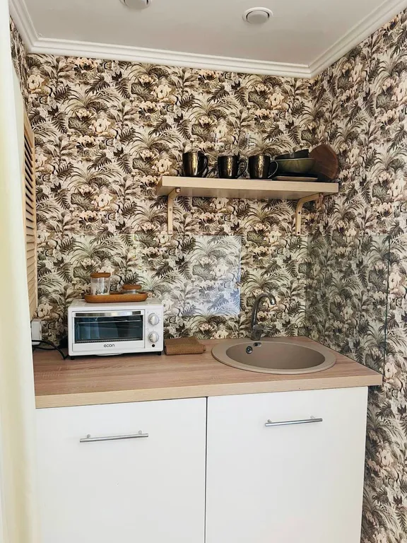 Уютная студия с выходом в сад