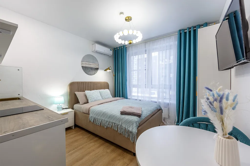 Уютная студия студия для 2-х