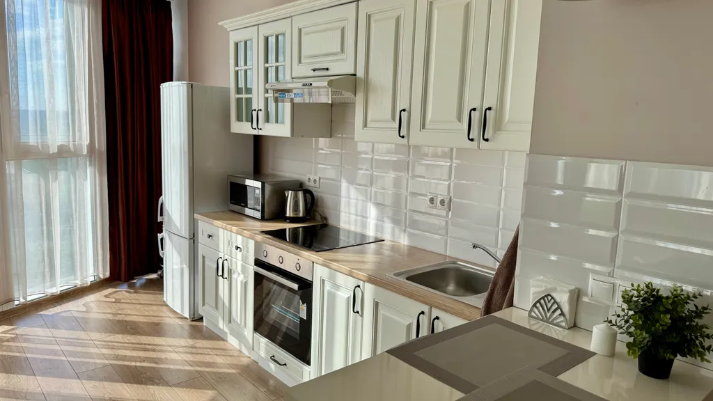 Апартамент с панорамным видом на Волгу и город