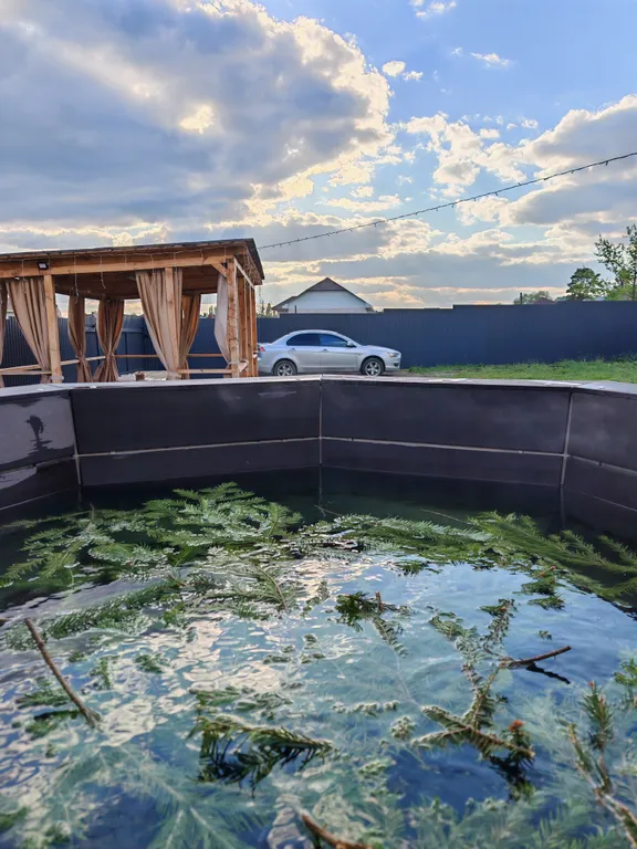 Дом с баней и чаном