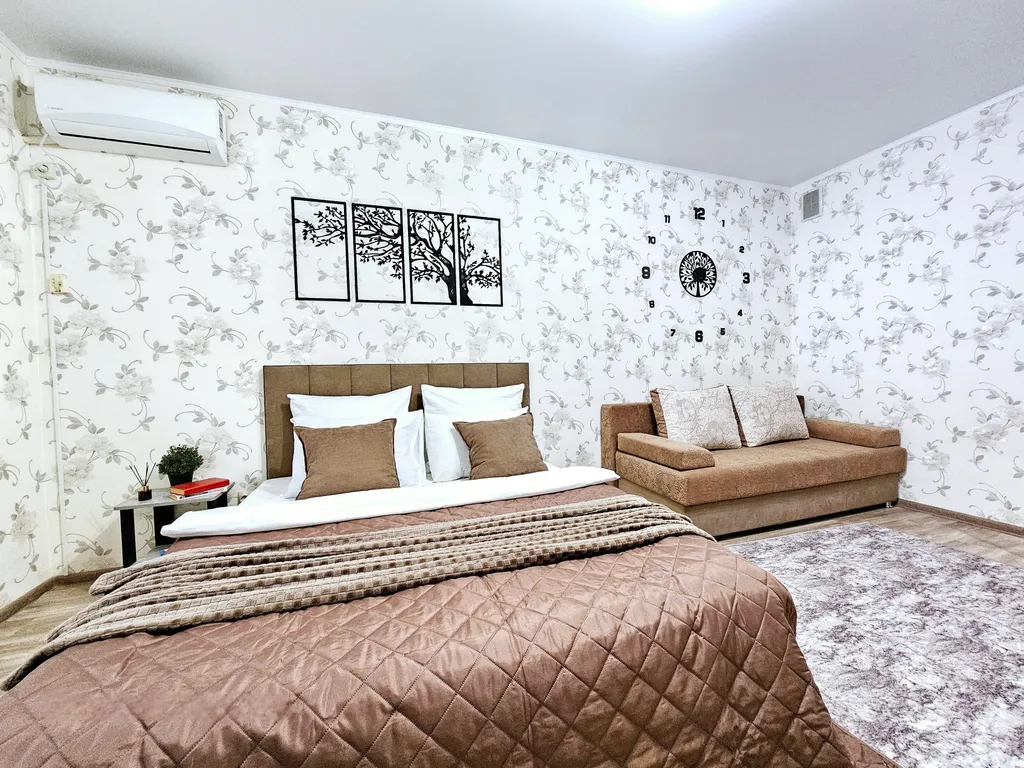 1-к квартира для 4 гостей недалеко от АГУ, АГТУ — аренда посуточно в Астрахань