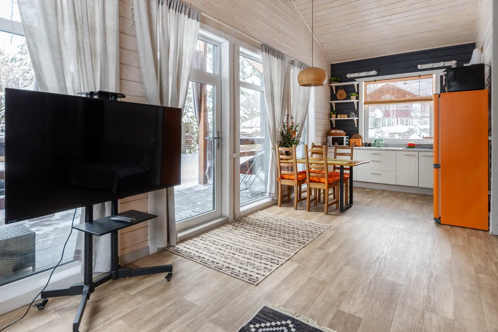 Уютный барнхаус с видом на лес