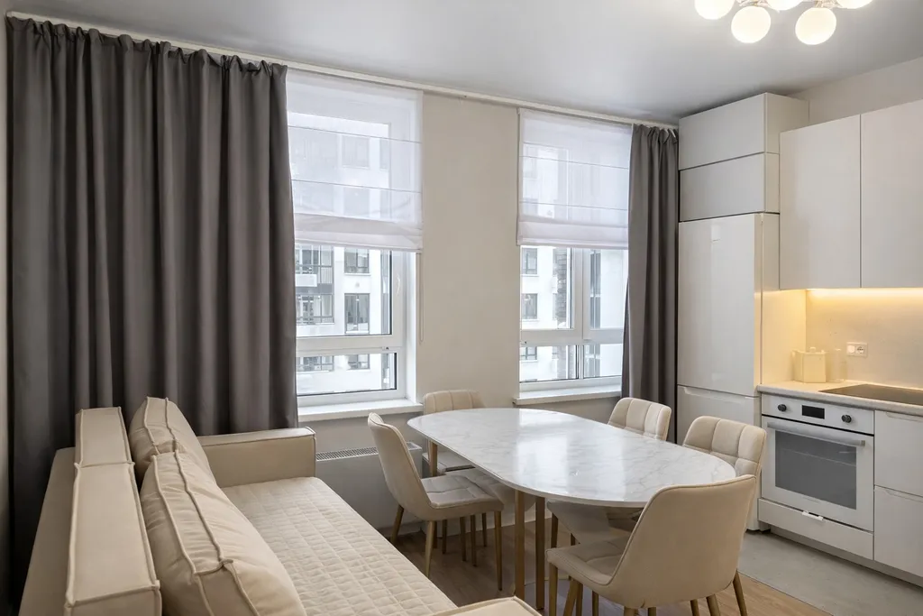 Продуманная 2-х комнатная квартира с ванной