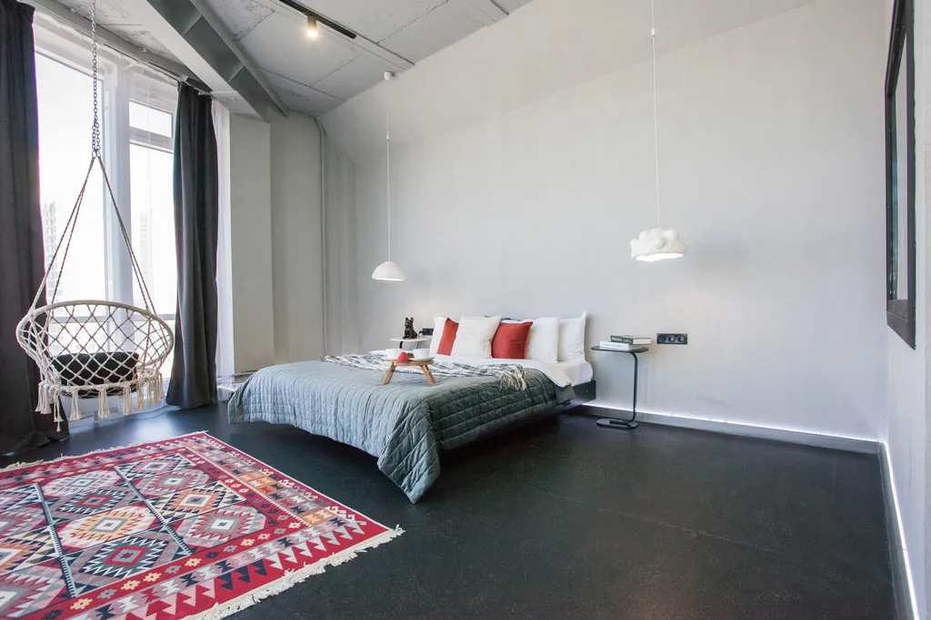 Апартаменты с панорамным окнами с видом на город